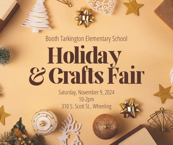 Holidays are Coming Up! Check Us @ Booth Tarkington Holiday Fair