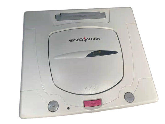 Sega Saturn - Japanese White with Flash Cartridge