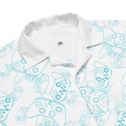 Hawaiian Controller button shirt